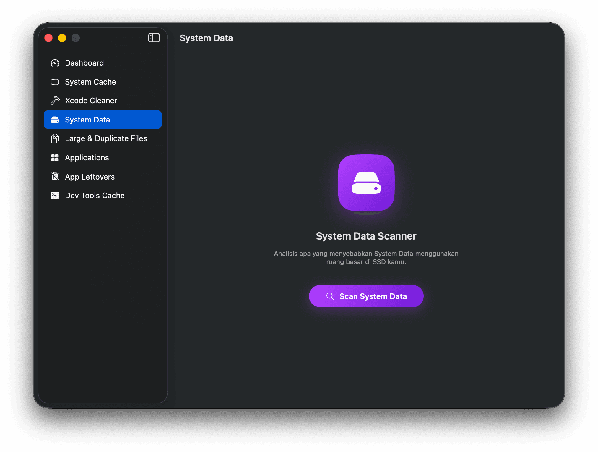 SandClean — System Data